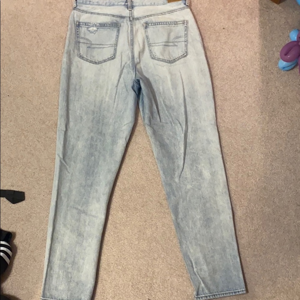 X-Long American Eagle Light wash Mom Jeans